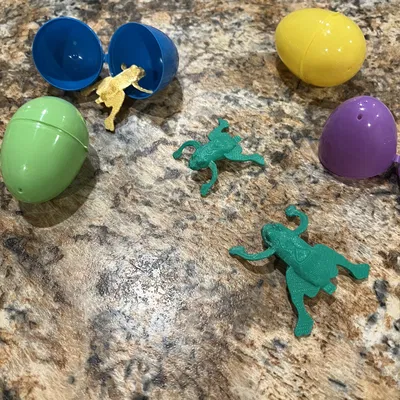 Mô hình 3D chú ếch nhảy đáng yêu (Jumping Frog) cho bé