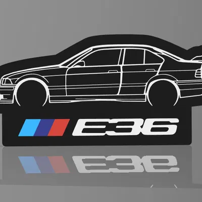 Đèn trang trí mô hình BMW E36 4 cửa cho tín đồ đam mê xe