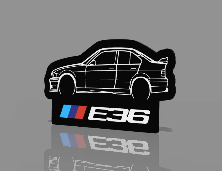 Đèn trang trí mô hình BMW E36 4 cửa cho tín đồ đam mê xe - Image 2