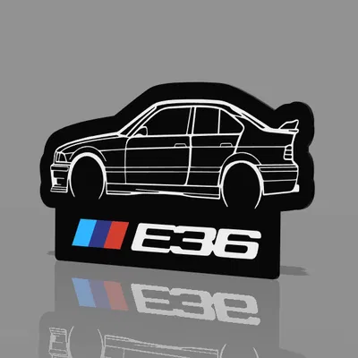 Đèn trang trí mô hình BMW E36 4 cửa cho tín đồ đam mê xe
