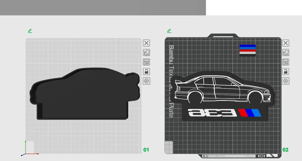 Đèn trang trí mô hình BMW E36 4 cửa cho tín đồ đam mê xe - Image 6