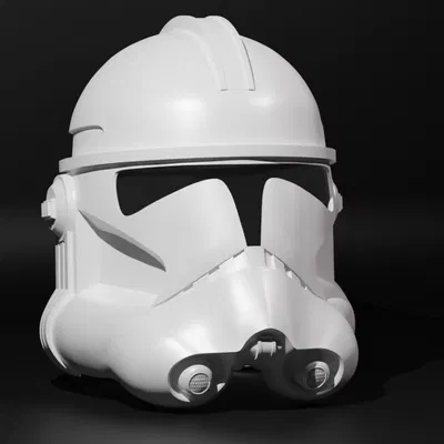 Mũ bảo hiểm Clone Trooper Giai đoạn 2 (Phiên bản có thể đội được)