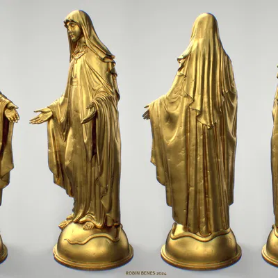 Tượng Đức Mẹ Maria (Saint Mary) mẫu in 3D nghệ thuật tôn giáo