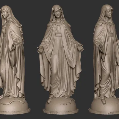 Tượng Đức Mẹ Maria (Saint Mary) mẫu in 3D nghệ thuật tôn giáo