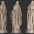 Tượng Đức Mẹ Maria (Saint Mary) mẫu in 3D nghệ thuật tôn giáo - Thumbnail 3