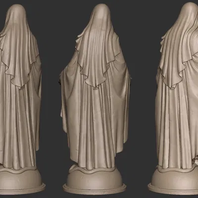 Tượng Đức Mẹ Maria (Saint Mary) mẫu in 3D nghệ thuật tôn giáo