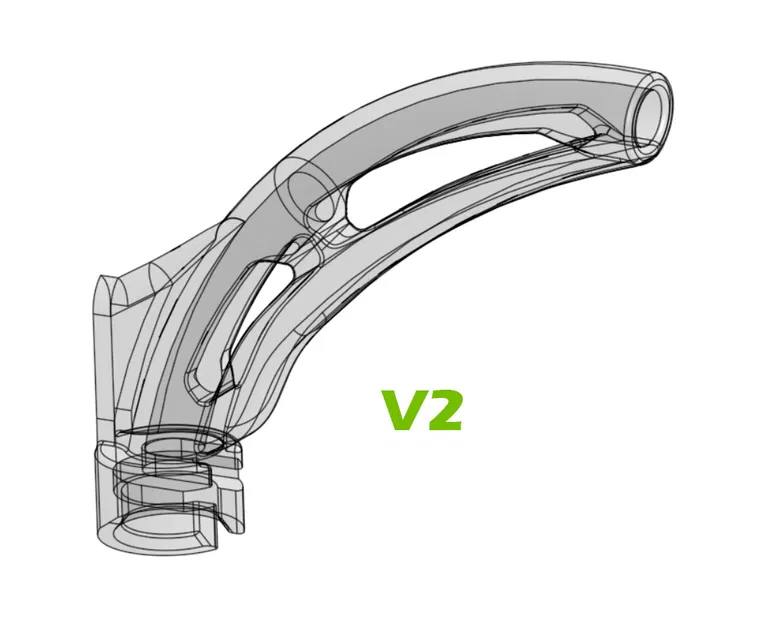Bản cải tiến dẫn hướng ống PTFE cho X1 / P1P - Image 3