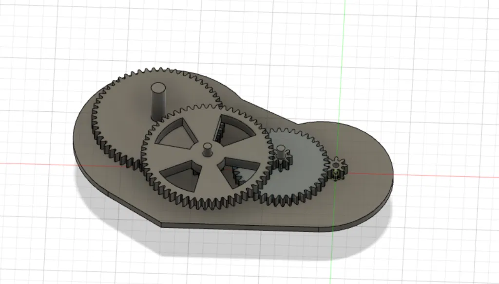 Hộp số tỉ lệ 130:1 cho động cơ DC - Image 1