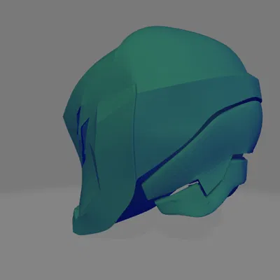 Mô hình mũ bảo hiểm Gaelio Vidar Gundam IBO in 3D