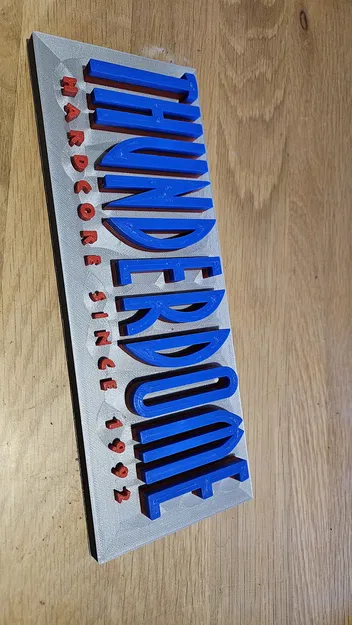 Mô hình 3D Logo Thunderdome - Dành riêng cho fan Hardcore - Image 2
