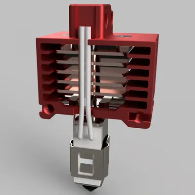 Mô hình CAD Hotend TZ3.0 cho Bambulab X1C, P1P, P1S