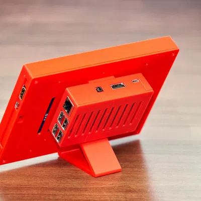 Giá đỡ để bàn cho Raspberry Pi 3B/4B/5B dùng kèm màn hình HDMI LCD