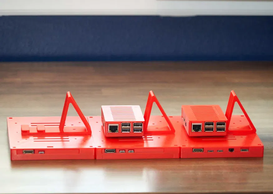 Giá đỡ để bàn cho Raspberry Pi 3B/4B/5B dùng kèm màn hình HDMI LCD - Image 7