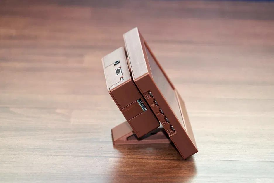 Giá đỡ để bàn cho Raspberry Pi 3B/4B/5B dùng kèm màn hình HDMI LCD - Image 10