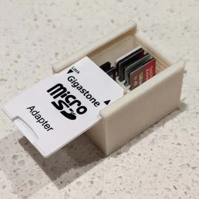 Hộp đựng thẻ nhớ MicroSD nhỏ gọn, tiện lợi bằng in 3D