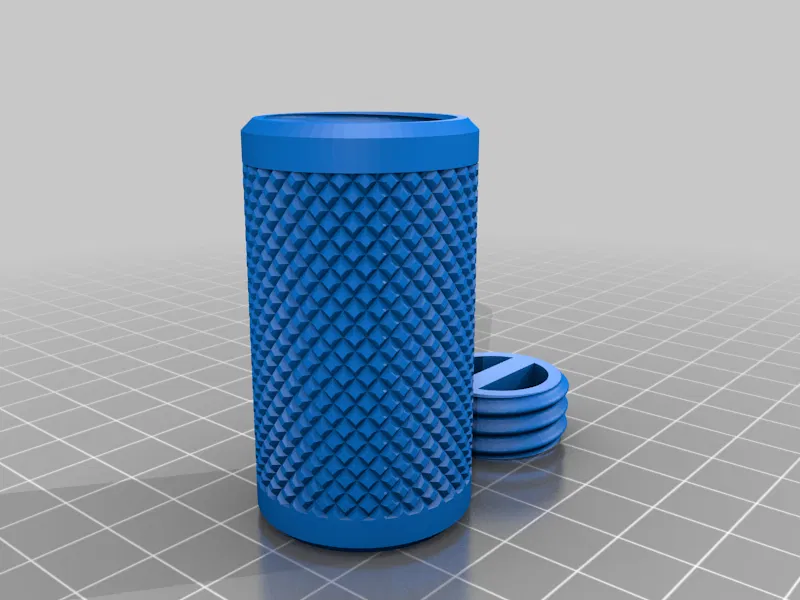 Hộp Đựng Đồ Đa Năng Có Nắp Vặn Ren In 3D (Contenedor Moleteado) - Image 5