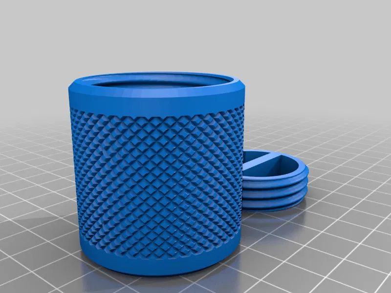 Hộp Đựng Đồ Đa Năng Có Nắp Vặn Ren In 3D (Contenedor Moleteado) - Image 7