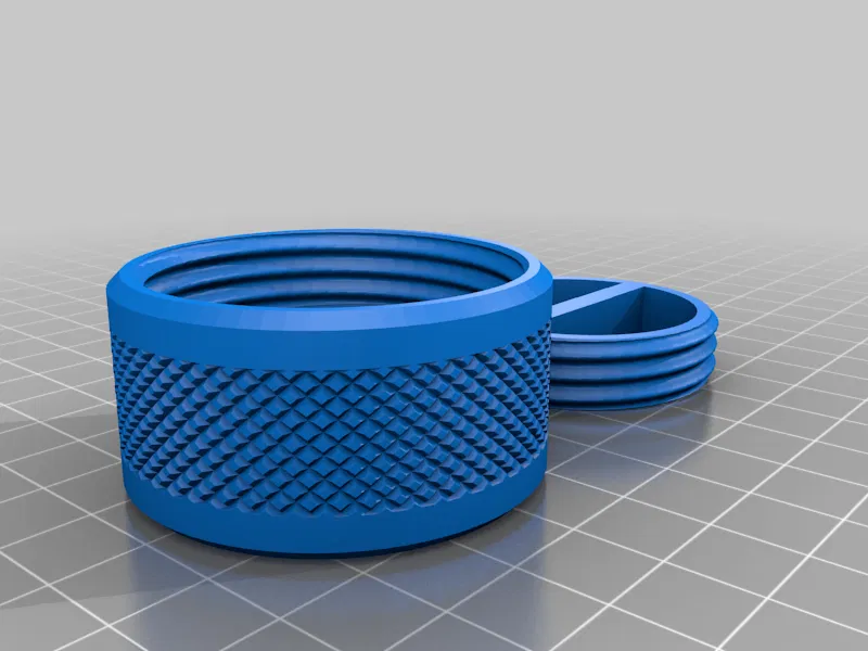 Hộp Đựng Đồ Đa Năng Có Nắp Vặn Ren In 3D (Contenedor Moleteado) - Image 8