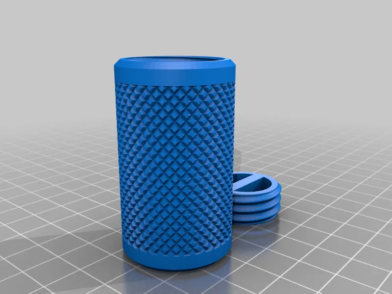 Hộp Đựng Đồ Đa Năng Có Nắp Vặn Ren In 3D (Contenedor Moleteado) - Image 9