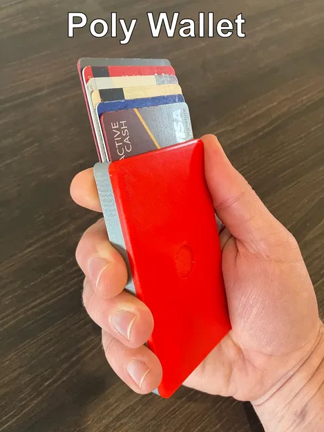 Ví nam nhỏ gọn (Billetera delgada) in 3D - Thiết kế thông minh - Image 1