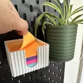 Giá đỡ giấy ghi chú (Sticky note holder) cho bảng IKEA Skådis - Thumbnail 1