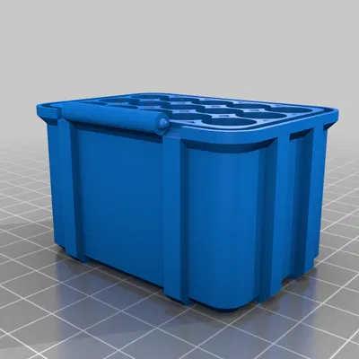 Hộp lưu trữ pin AAA thiết kế thông minh, in 3D cực gọn