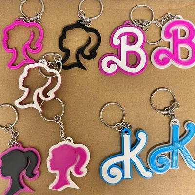 Móc khóa Barbie - Mẫu in 3D hình bóng cực xinh cho người mới bắt đầu