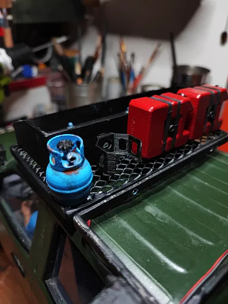 Mô hình bình gas mini cho xe RC 1:10 trang trí cực chất - Image 1