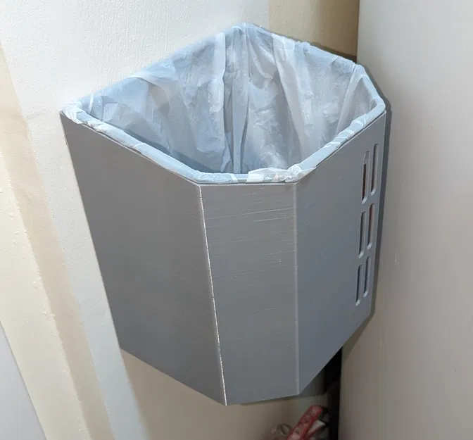 Thùng rác 10L treo tường kèm khung giữ túi - Image 2