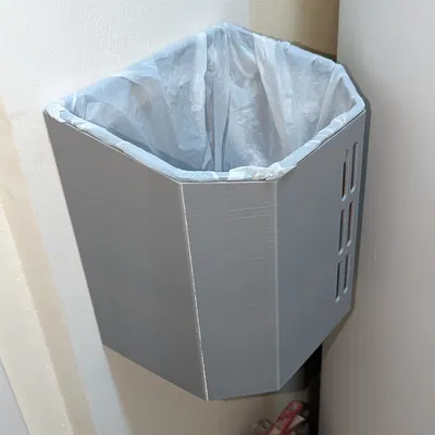 Thùng rác 10L treo tường kèm khung giữ túi