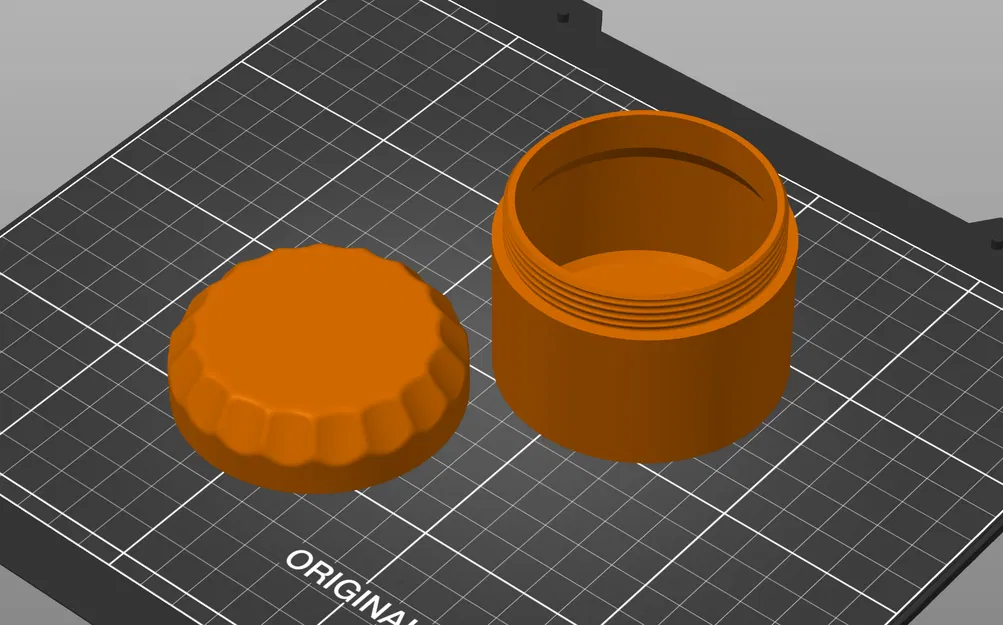 Hộp đựng đồ đa năng có nắp vặn chắc chắn - Tự in 3D tại nhà - Image 1