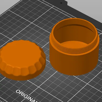 Hộp đựng đồ đa năng có nắp vặn chắc chắn - Tự in 3D tại nhà