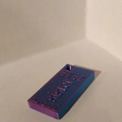 Móc khóa Best Sister Ever - Quà tặng ý nghĩa in 3D