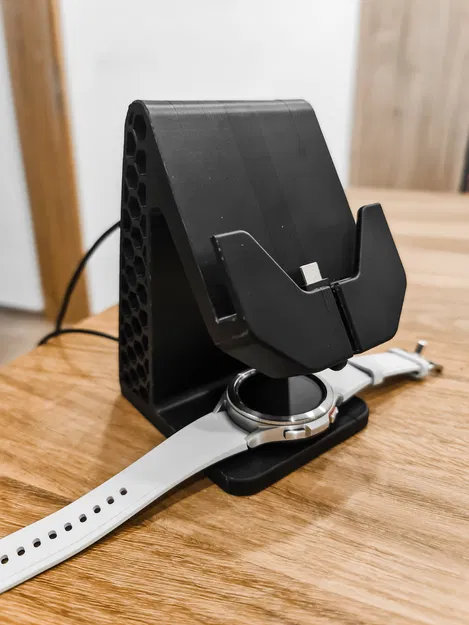 Đế dựng điện thoại kiêm giá sạc Galaxy Watch - Image 4