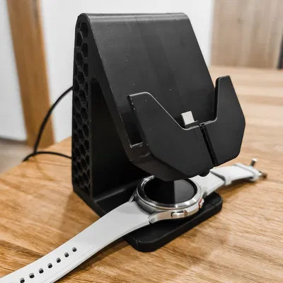 Đế dựng điện thoại kiêm giá sạc Galaxy Watch