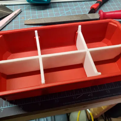 Vách ngăn in 3D cho khay nhựa Milwaukee Slim Packout (3-way & 6-way)