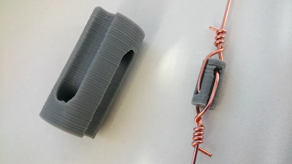 Sứ cách điện 3D hình trứng cho ăng-ten dây (Hamradio) - Image 1