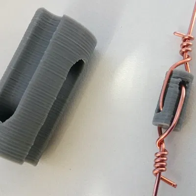 Sứ cách điện 3D hình trứng cho ăng-ten dây (Hamradio)