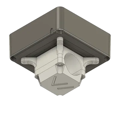 Đế router Meshtastic và giá đỡ năng lượng mặt trời