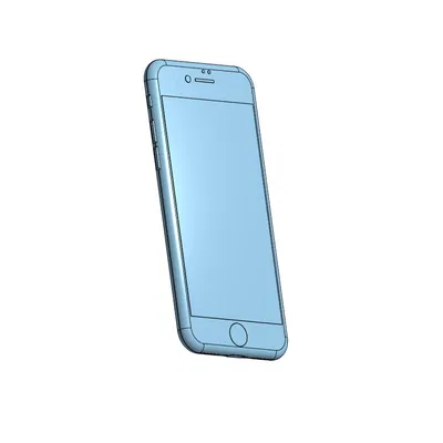 Mô hình 3D iPhone SE (thế hệ 2, 3) chuẩn kích thước thật