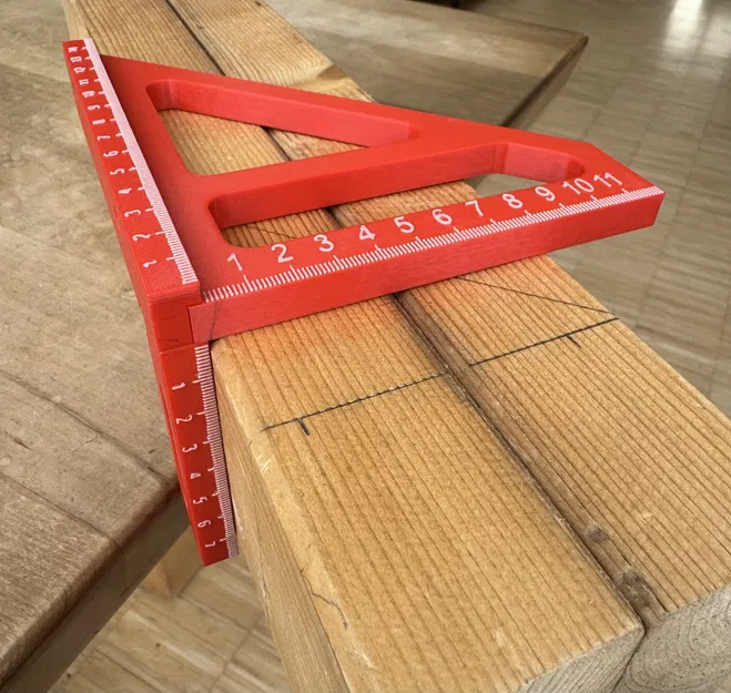 Thước Kẻ Vẽ Line Ruler Maxi 80x120x150 - Image 2