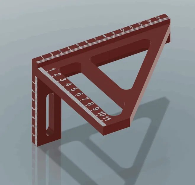 Thước Kẻ Vẽ Line Ruler Maxi 80x120x150 - Image 5