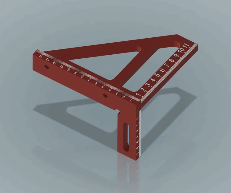 Thước Kẻ Vẽ Line Ruler Maxi 80x120x150 - Image 6