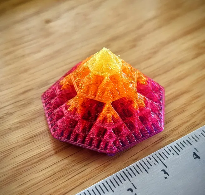 Mô hình Fractal "Tinh thể Tiên" 7 mặt - Image 1