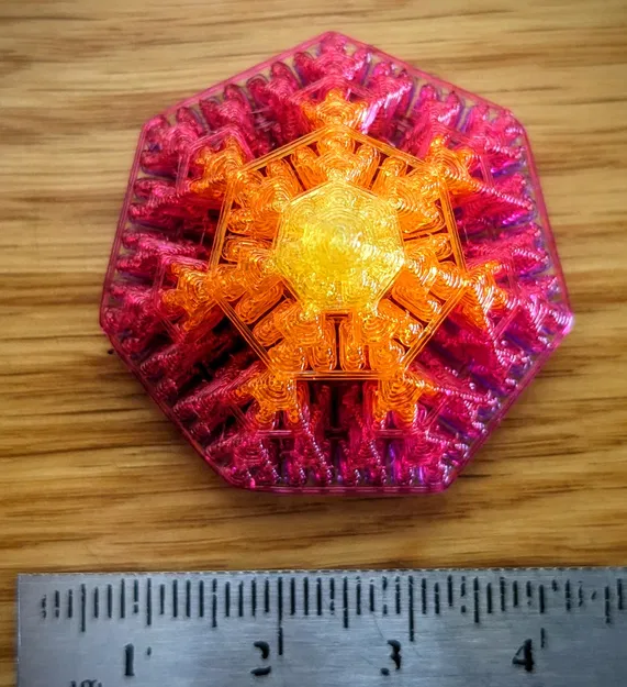 Mô hình Fractal "Tinh thể Tiên" 7 mặt - Image 3