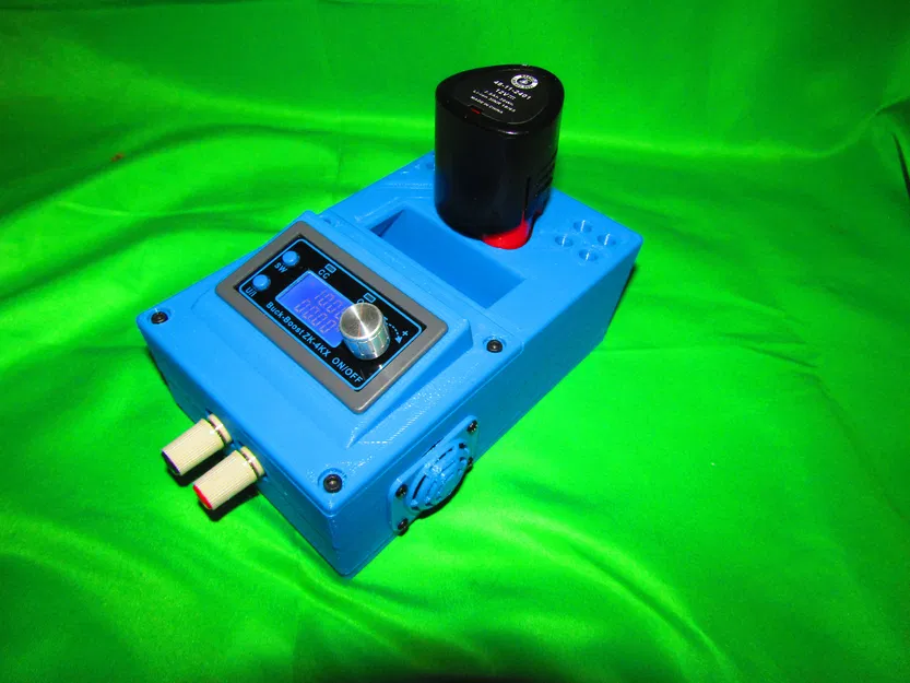 Vỏ 3D cho bộ nguồn dùng pin Milwaukee M12 với mạch ZK-4KX 35W - Image 22