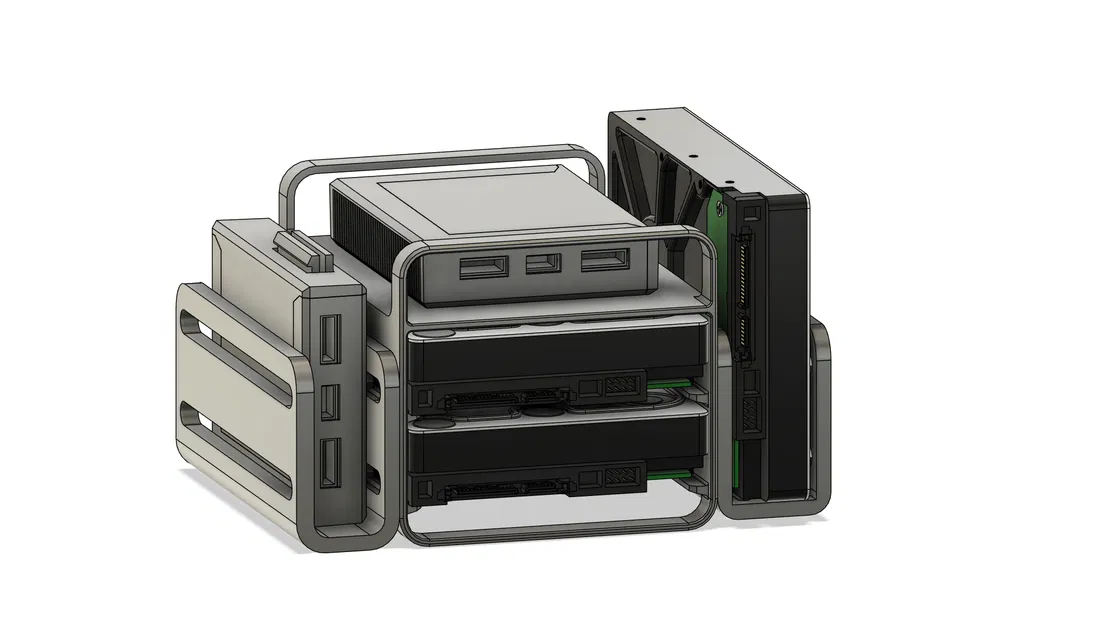 Bộ phụ kiện mở rộng cho kệ 2 ổ HDD (ZimaBoard/ZimaBlade) - Image 1