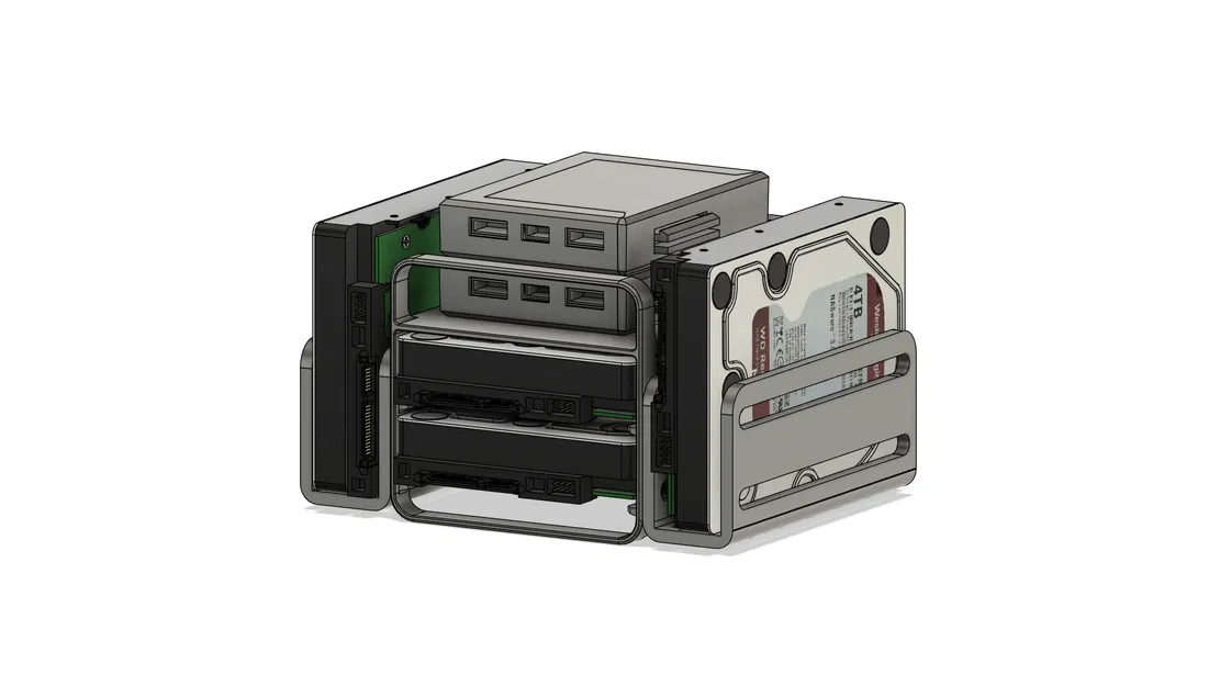 Bộ phụ kiện mở rộng cho kệ 2 ổ HDD (ZimaBoard/ZimaBlade) - Image 2