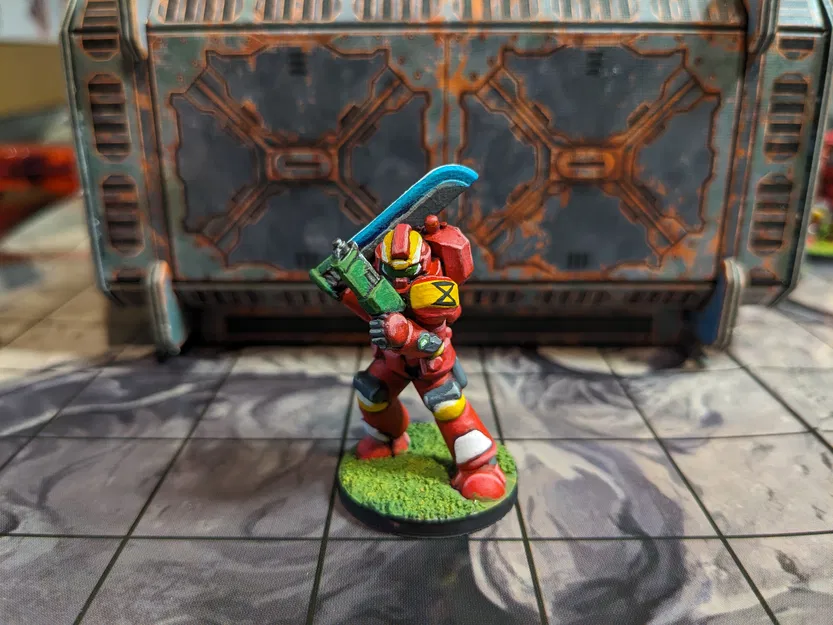 Bộ Sưu Tập Chiến Binh Không Gian 28mm (Không Cần Support) - 8 Tư Thế - Image 2