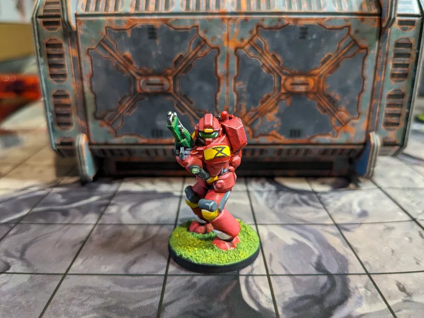 Bộ Sưu Tập Chiến Binh Không Gian 28mm (Không Cần Support) - 8 Tư Thế - Image 4